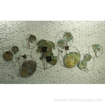 modern copper wall art sculpture